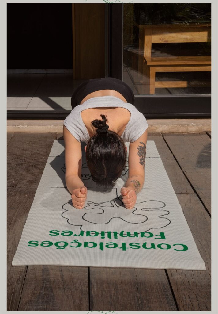 Toalha para exercícios e meditação Lília Jordão